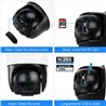 Home Security Camera Outdoor, Wireless WiFi IP Camera 360° View, Motion Detection, Two Way Talk, 1080P Full Color Night Vision