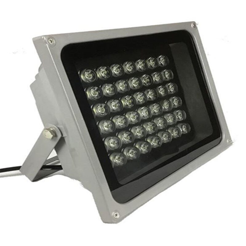 AC110-220V High Power Outdoor 48pcs Waterproof 15-90 Degree Angle 280-320m Night Vision 850nm IR LEDs Illuminator White Case AC110-220V High Power Outdoor 48pcs Waterproof 15-90 Degree Angle 280-320m Night Vision 850nm IR LEDs Illuminator White Case